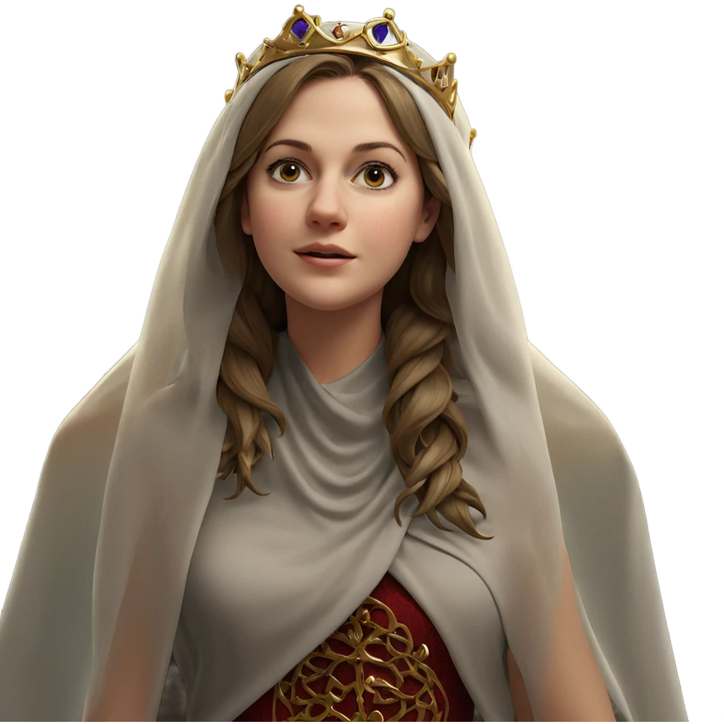 girl with crown and veil emoji