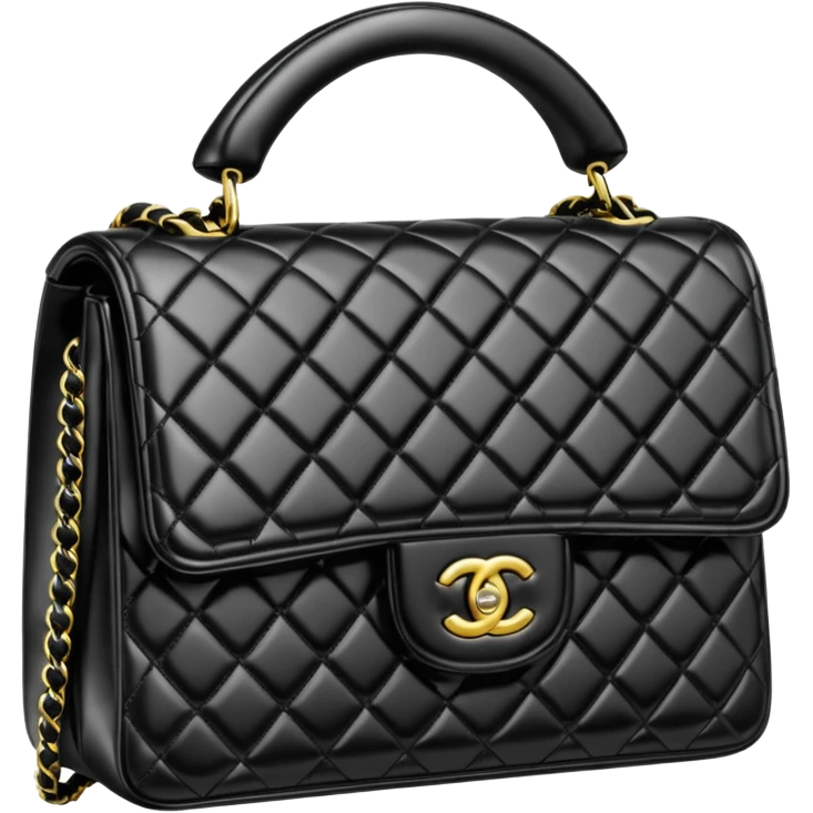 Chanel vivid cyberpunk style bag  emoji