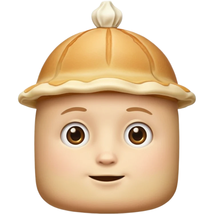 Mini pekka con un panqueque en la cabeza emoji