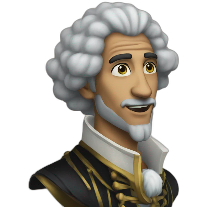 Maged is a 25 old egyptian male who is a dracula phraoh playing snowball emoji