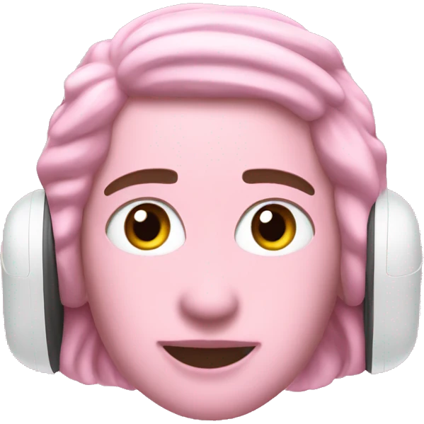 pink air pods max emoji
