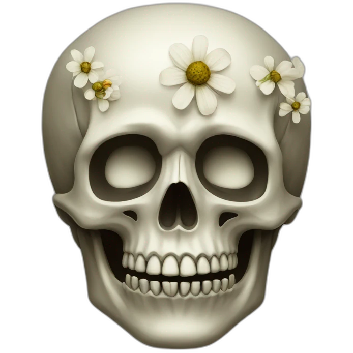The flower of death emoji