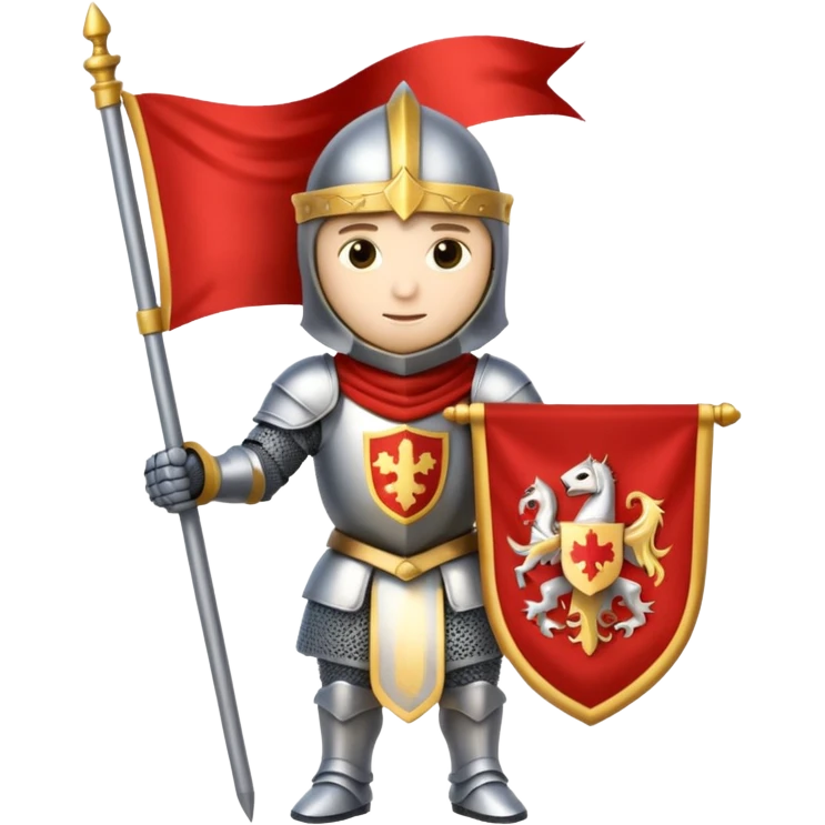 knight flag  emoji