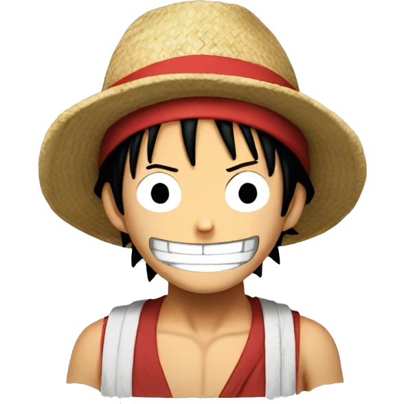 One piece luffy emoji