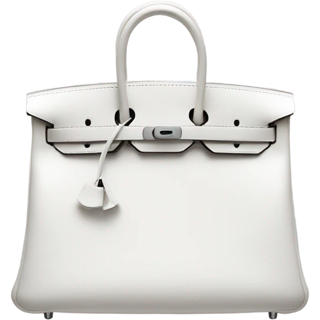 Hermes white birkin  emoji