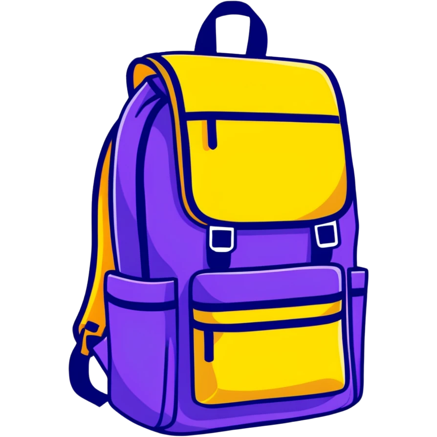 purple backpack from Dora the Explorer emoji