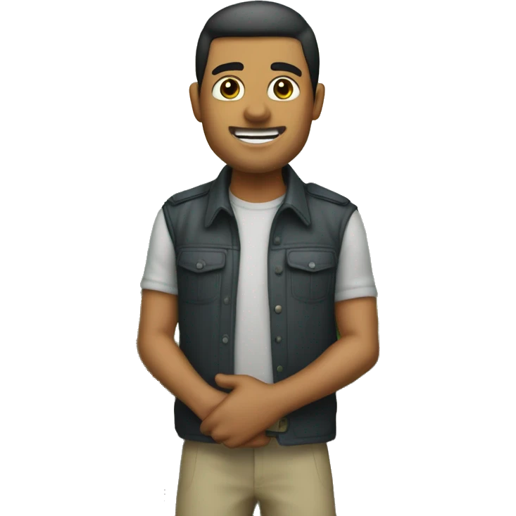 Hombre en el parque de san pedro sula emoji