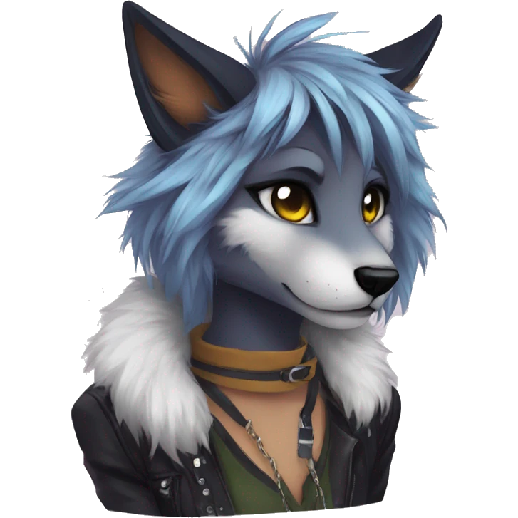 Edgy anthro furry by Falvie, LiLaiRa, AngieWolf emoji