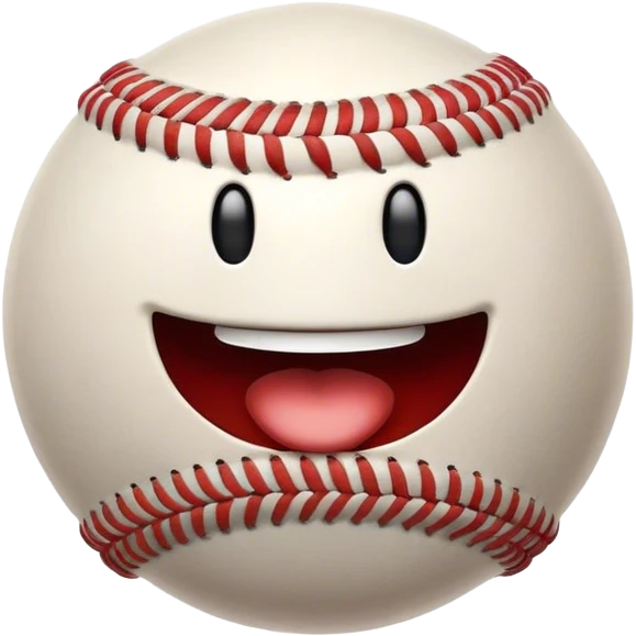 Cinematic Realistic Baseball Pop Culture Emoji, showcasing an action-packed scene of America's favorite pastime rendered with lifelike textures and energetic, nostalgic lighting. emoji