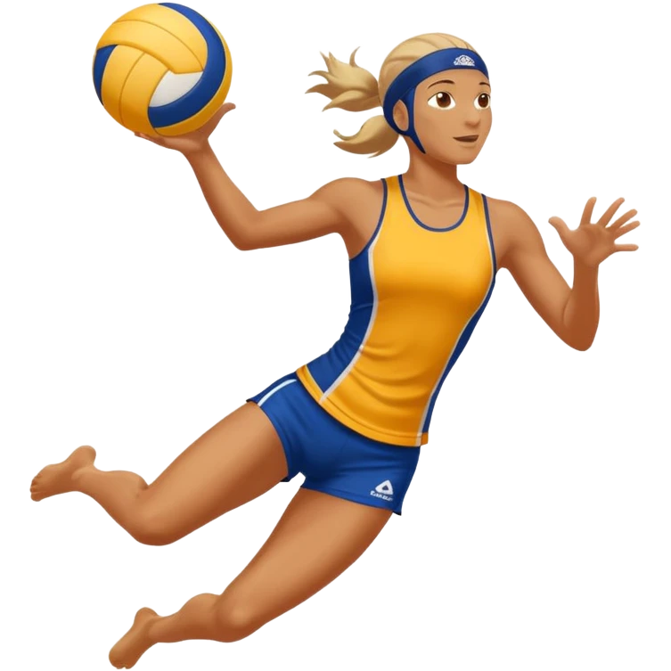 Beach volleyball player emoji