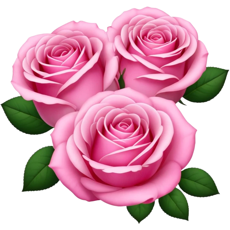 pink roses  emoji