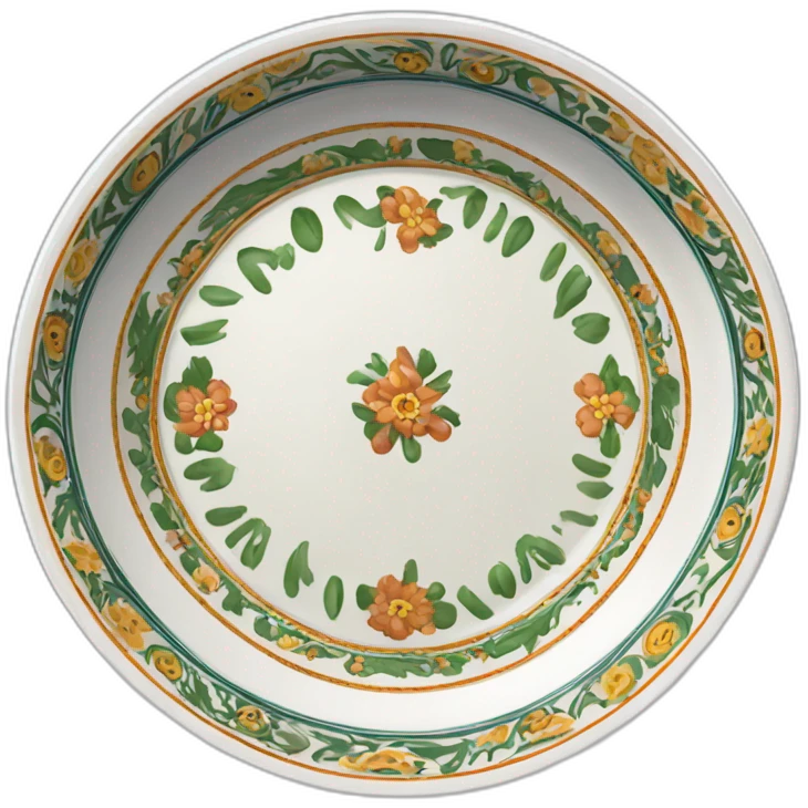Big uzbek plate emoji