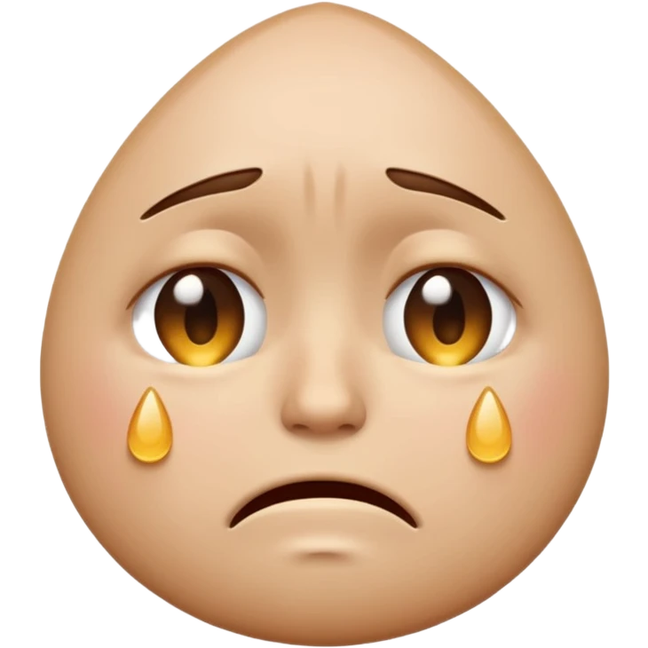 crying face emoji, expressive and clear emoji