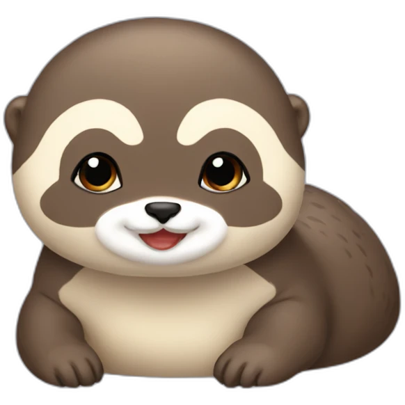 Bébé loutre emoji