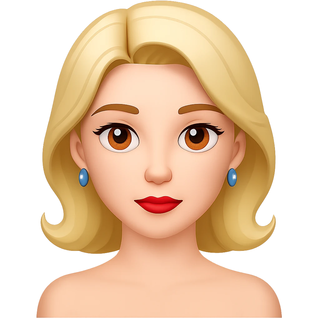 Change the facial expression of the character to a normal expression, keep the same style as the reference image, remove the background. emoji