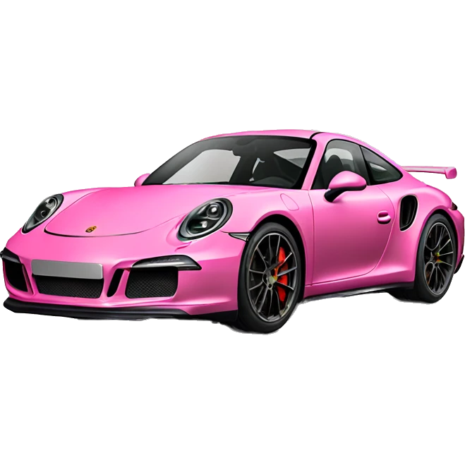 pink porche 911 gts emoji