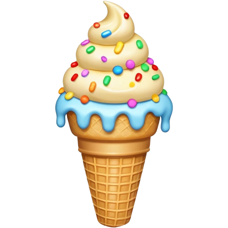 Ice cream for summer emoji