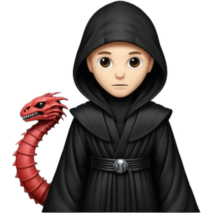 I need an emoji of a xenomorph from the alien franchise in a sith robe emoji