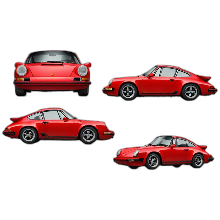 Red Porsche emoji