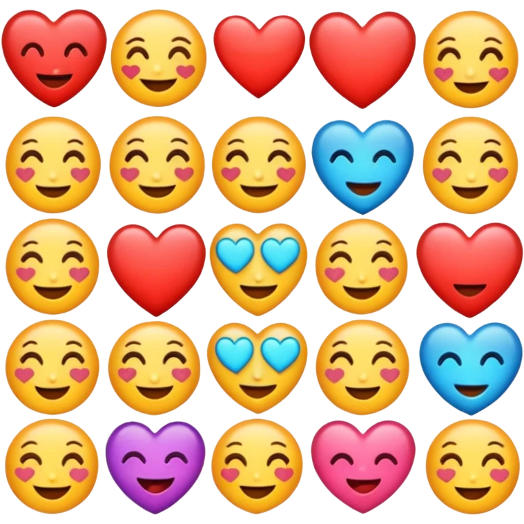 Colagem emoji emoji
