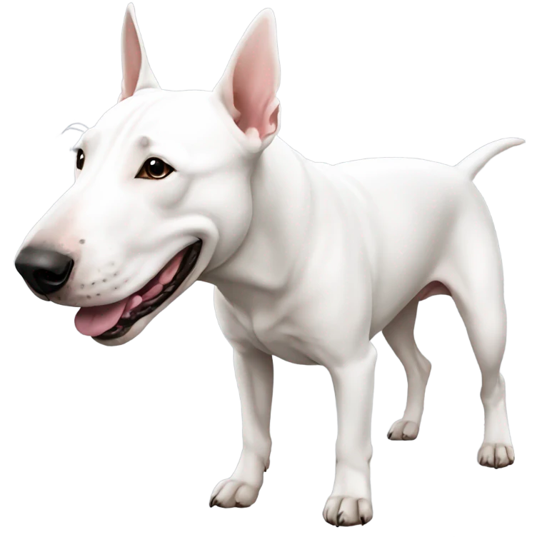 white bullterrier emoji