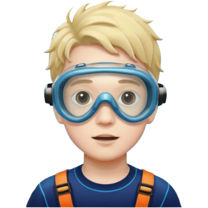 Underwater boy  emoji