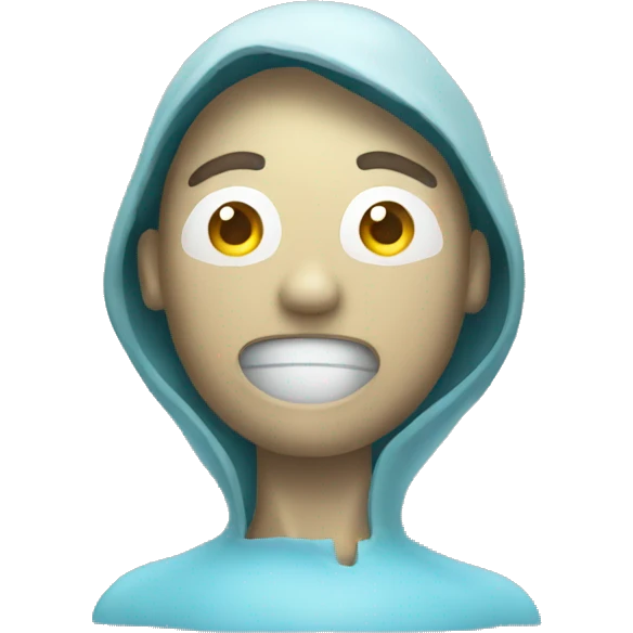when a person drowns and is face up emoji