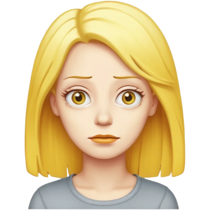 Simpson women with yellow hair emoji