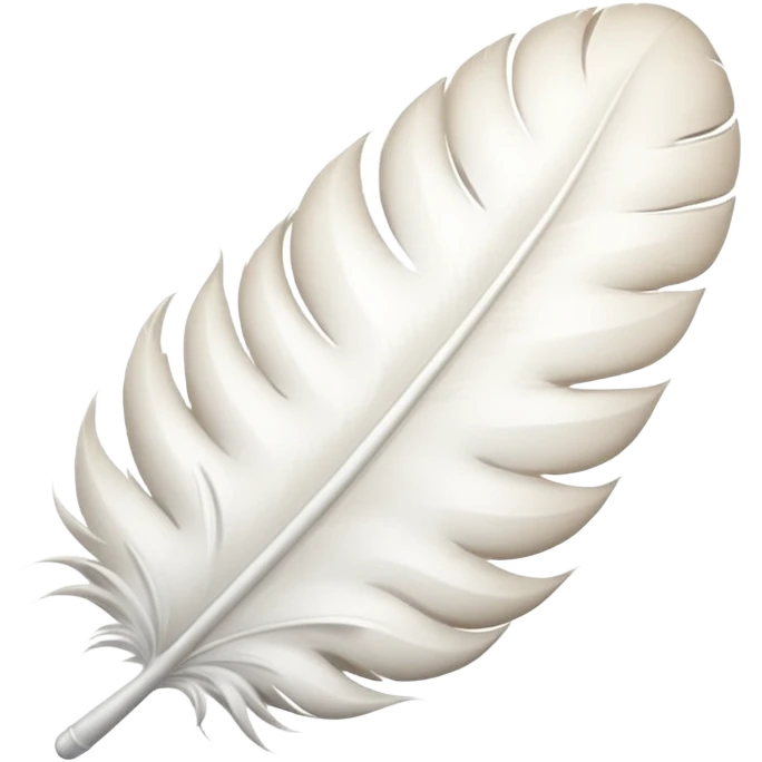fluffy down feather emoji