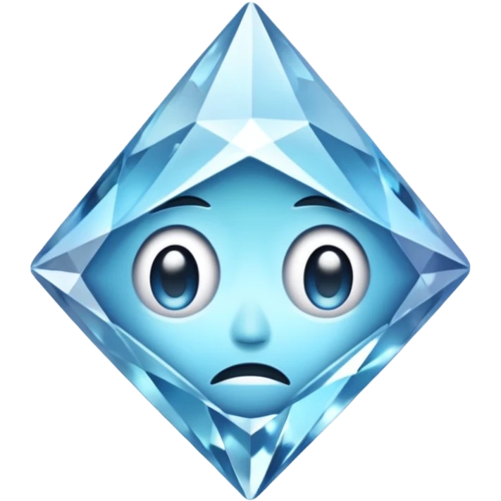 Crying diamond emoji emoji