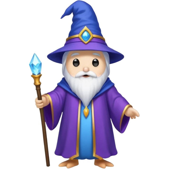 Penguin Wizard emoji