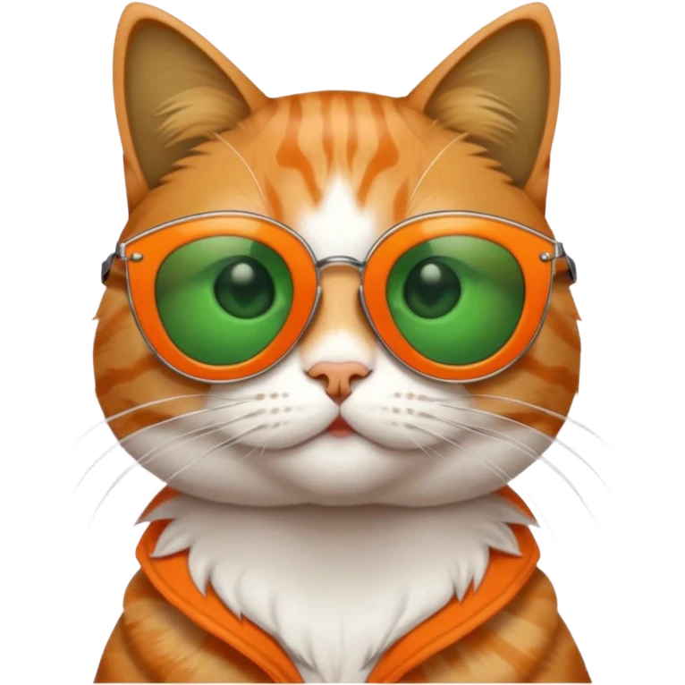 Cat wearing sunglasses emoji