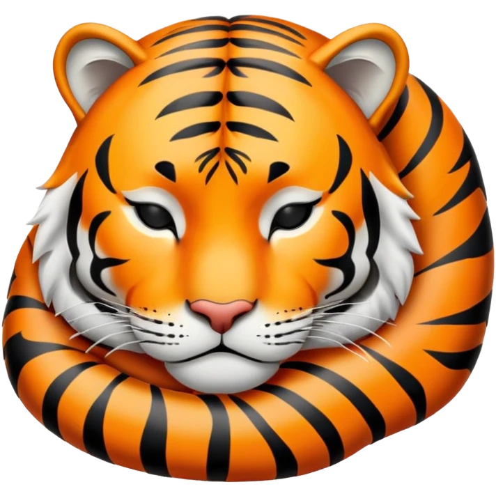 Sleeping tiger emoji