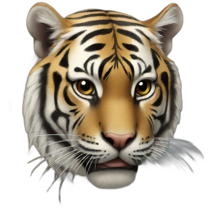 black tiger emoji