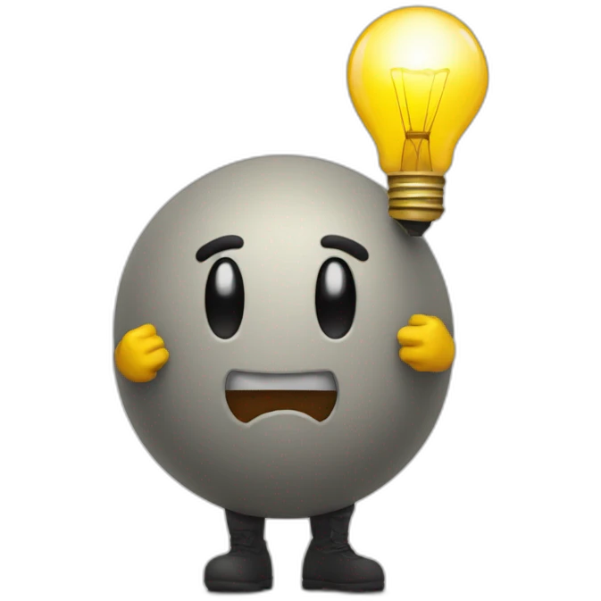 Mate y bombilla emoji