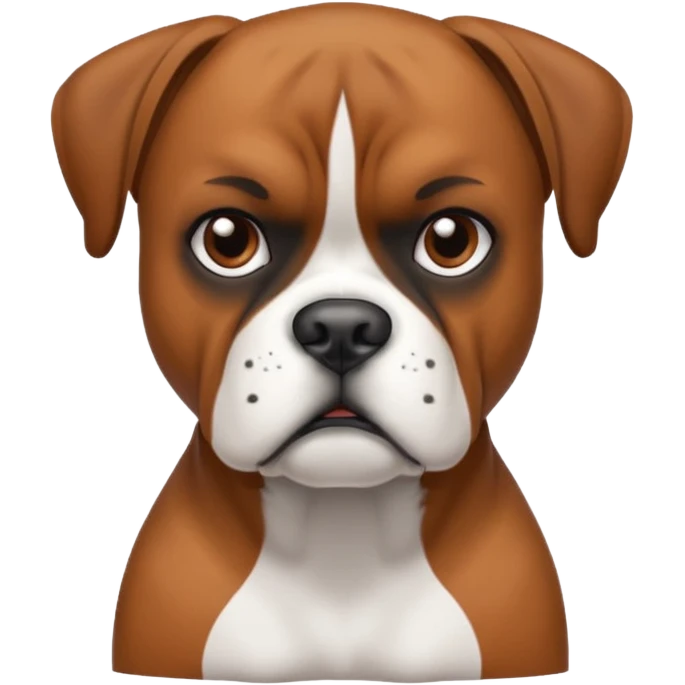 creame iconos de un boxer perro animal emoji