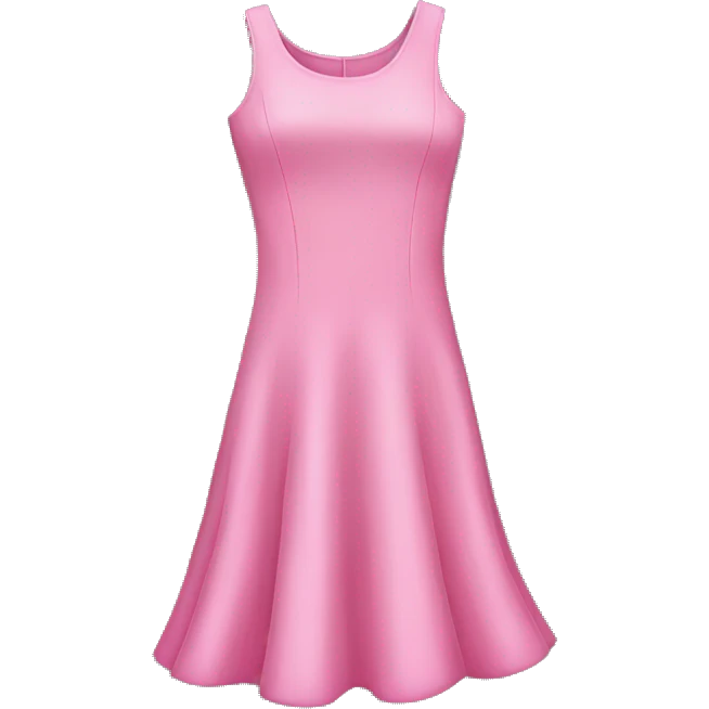 Pink dress emoji