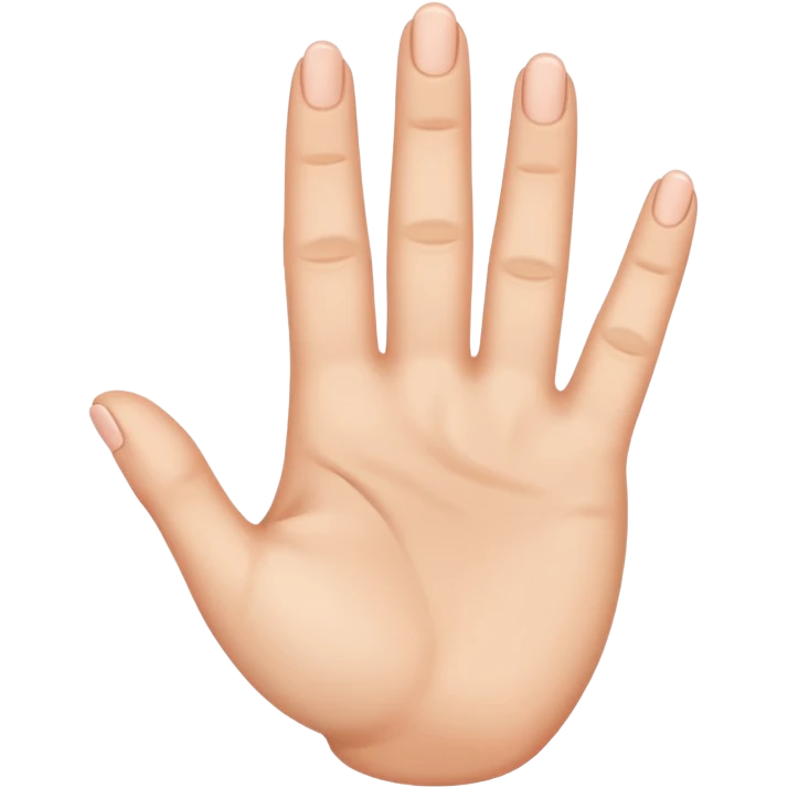 2 in the pink hand emoji