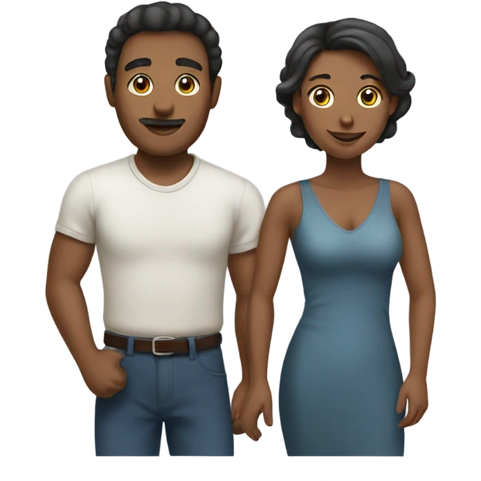 A man and two women emoji