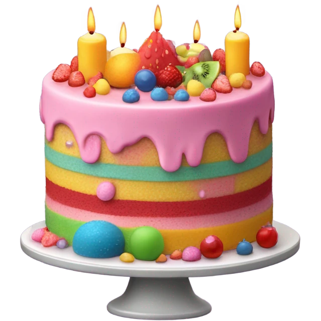 Birthday cake emoji