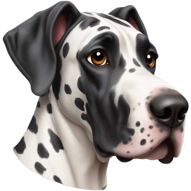 Harlequin Great Dane  emoji