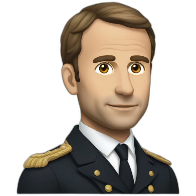 Macron fusée emoji