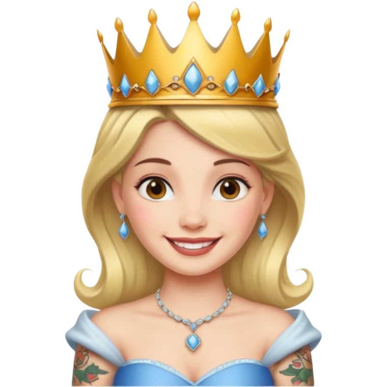 Tattooed princesses emoji