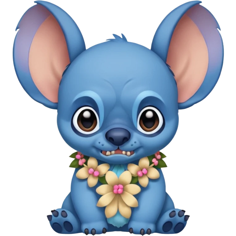 stitch from lilo and stich cranky emoji