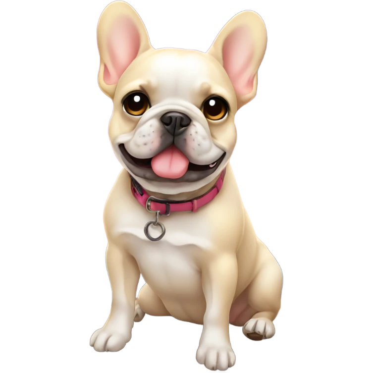 frenchie in the sunset emoji
