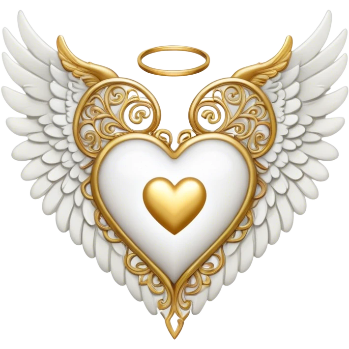 heart with angel wings emoji