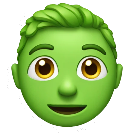 Green people emoji