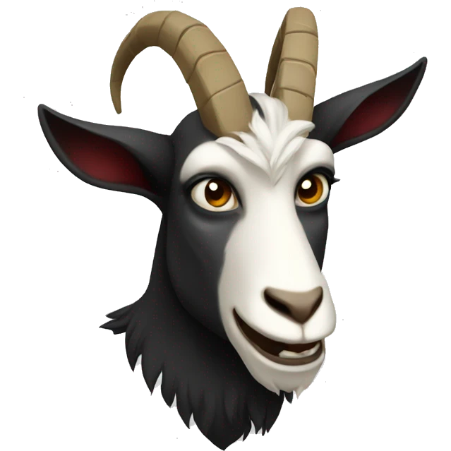 evil goat emoji