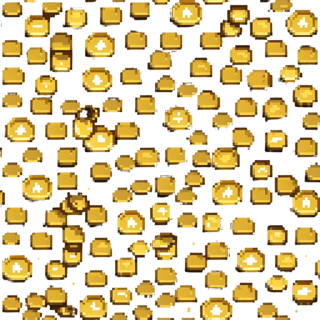 gold coins and treasure emoji