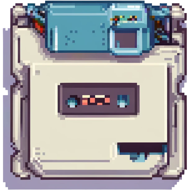 Happy floppy disk emoji